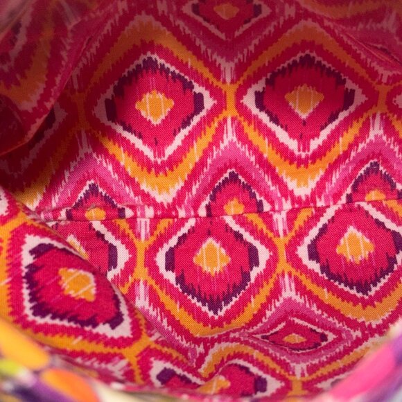 Vera Bradley Mandy Tote With Wallet in the Discontinued "Clementine" pattern. - Picture 3 of 16